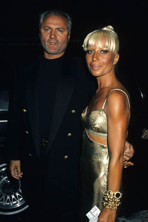 early photos of donatella versace